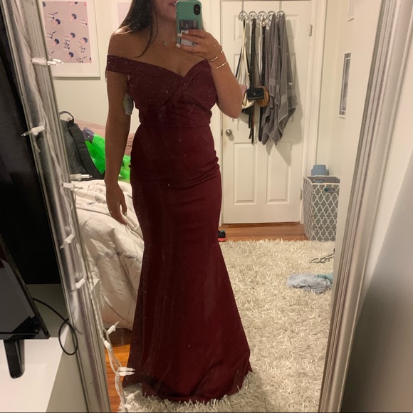 black tie mermaid dress
